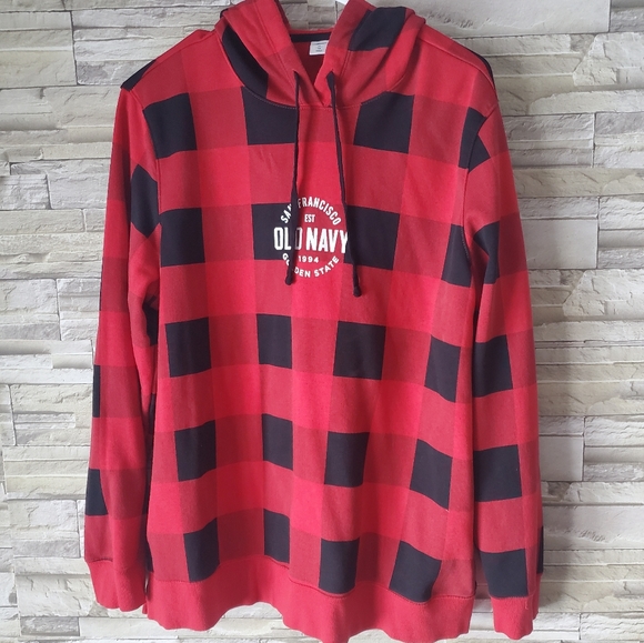 Old Navy Red And Black Women's Hoodie Youth XL - Picture 5 of 9